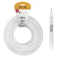 Kable - Kabel koncentryczny RG6U 30M LIBOX PCC102-30 - miniaturka - grafika 1