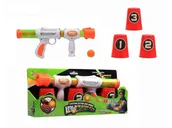 Zabawki militarne - Duży pistolet na piankowe kulki z kubeczkami - miniaturka - grafika 1