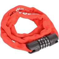 Zabezpieczenia do roweru - Zapięcie rowerowe VÖGEL VZP-42432R Łańcuch Czerwony - miniaturka - grafika 1