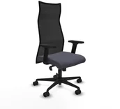 Fotele i krzesła biurowe - Krzesło Biurowe Piqueras y Crespo B2D036N Ciemny szary - miniaturka - grafika 1