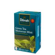 Herbata - Dilmah MOROCCAN MINT GREEN TEA 20 T.EKSP Z ETYKIETĽ 10412 - miniaturka - grafika 1