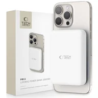 Powerbanki - Powerbank TECH-PROTECT PB11 LifeMag MagSafe 10000 mAh 15W Biały | Bezpłatny transport - miniaturka - grafika 1