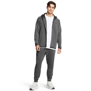 Męskie spodnie treningowe Under Armour UA Unstoppable Flc Jgr Eu - szare - Spodnie męskie - miniaturka - grafika 1