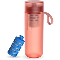 Butelki filtrujące - Philips Butelka filtrująca GoZero Fitness czerwona AWP2712RDO/10 - miniaturka - grafika 1