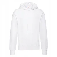 Bluzy męskie - Bluza Męska Z Kapturem Hooded Sweat Biały r. M - miniaturka - grafika 1
