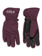 Rękawiczki dla dzieci - COLD Rękawiczki softshellowe w kolorze fioletowym - miniaturka - grafika 1