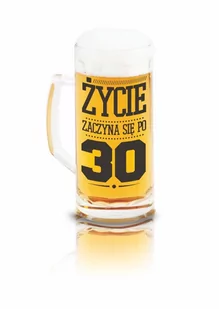 Pigmejka PIGMEJKA Kufel, ŻYCIE ZACZYNA SIĘ PO 30 - tce, 500 ml - Szklanki - miniaturka - grafika 1