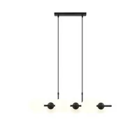Lampy sufitowe - RORY 6 BLACK/OPAL 1205/6 nowoczesna lampa wisząca - miniaturka - grafika 1