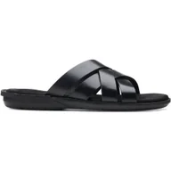 Sandały męskie - Klasyczne sandały męskie Clarks 26159799 Kolor: Czarny Rozmiar: 41 - miniaturka - grafika 1