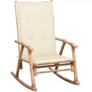 vidaXL Lumarko Fotel bujany z poduszką, bambusowy 3063910 - Fotele - miniaturka - grafika 1