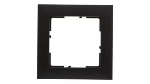 SUNO Ramka jednokrotna czarna 721521 - Klawisze i ramki - miniaturka - grafika 1