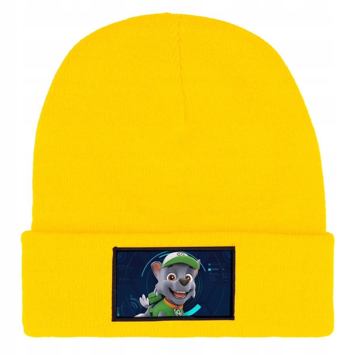 CZAPKA ZIMOWA CIEPŁA ŻÓŁTA DZIECIĘCA Z MOTYWEM PSI PATROL MIX WZORÓW