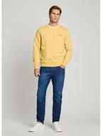 Bluzy męskie - Pepe Jeans Bluza "Damian" w kolorze żółtym - miniaturka - grafika 1