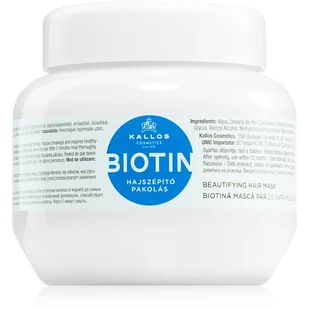 Kallos KJMN Maska do włosów upiększająca BIOTIN 275 ml KAL114 - Maski do włosów - miniaturka - grafika 1