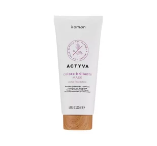 Kemon ACTYVA Colore Brillante Mask Maska do włosów farbowanych 200 ml KAA1005 - Maski do włosów - miniaturka - grafika 1