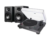 Zestawy stereo - Audio-Technica AT-LP120X-USB (czarny) + AT-SP3X (czarny) - miniaturka - grafika 1