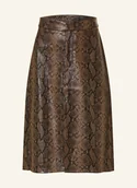 Spódnice - Mrs & Hugs Spódnica Z Imitacji Skóry braun - miniaturka - grafika 1