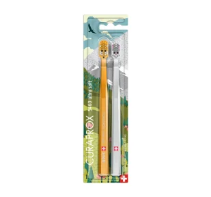 CURAPROX 5460 ULTRA SOFT SZCZOTECZKA DO ZĘBÓW FOX AND BUNNY - Szczoteczki do zębów - miniaturka - grafika 1