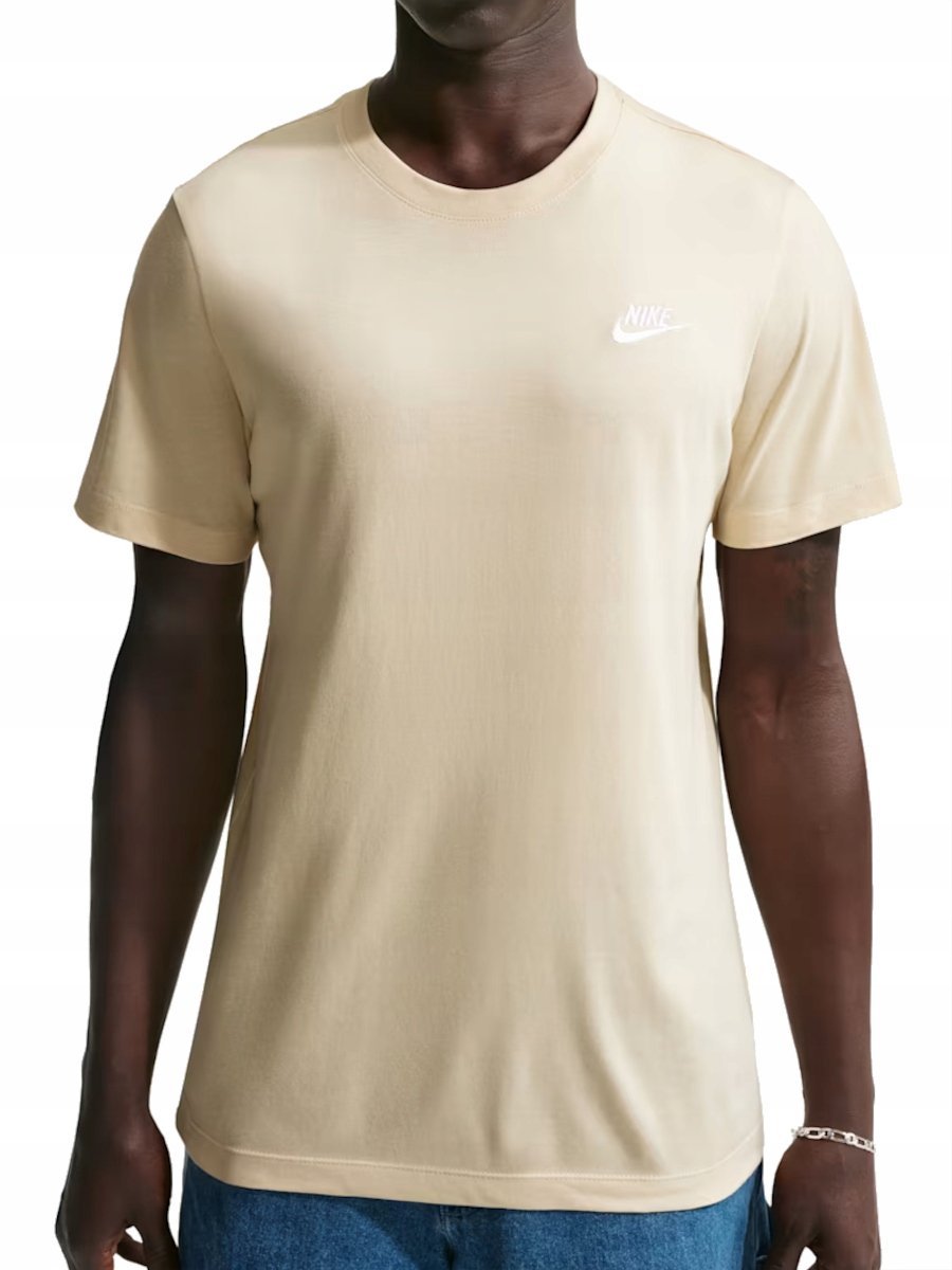KOSZULKA męska NIKE AR4997-229 bawełniana sportowa beżowa t-shirt basic XXL XXL