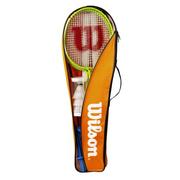 Badminton - Wilson Badmin Set 4 Rakiety/Siatka/Lotki (WRT8754003) - miniaturka - grafika 1