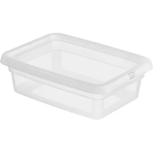 Pudełko z pokrywką 1 l 14 x 6 x 19 cm Spaceo - Pudła i pojemniki do przechowywania - miniaturka - grafika 1