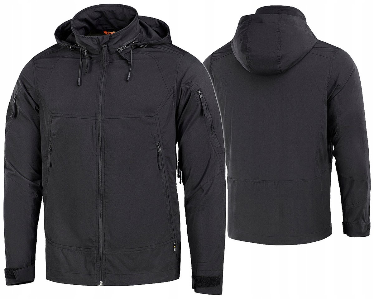 Kurtka Męska Z Kapturem Sportowa Turystyczna Flash M-Tac Czarna S