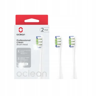 Końcówki do szczoteczki Oclean Professional Clean P1C10 2 szt. Szare - Końcówki do szczoteczek elektrycznych - miniaturka - grafika 1