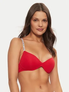 Tommy Hilfiger Biustonosz push-up UW0UW05606 Czerwony - Biustonosze - miniaturka - grafika 1