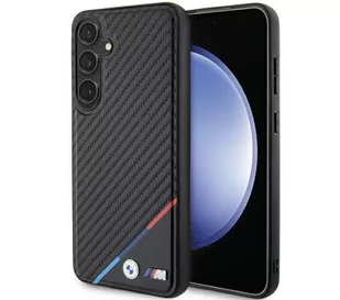 BMW BMHMS24S23SROK S24 S921 czarny/black hardcase M Silicone Printed Ring MagSafe - Etui i futerały do telefonów - miniaturka - grafika 1