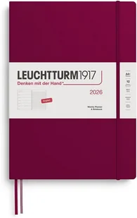 KALENDARZ KSIĄŻKOWY A4+ planer tygodniowy z notatnikiem 2026 Leuchtturm1917 - Kalendarze - miniaturka - grafika 1