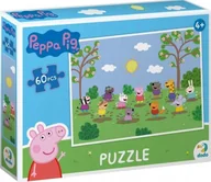 Puzzle - Puzzle edukacyjne Świnka Peppa dla dzieci 60el. - miniaturka - grafika 1