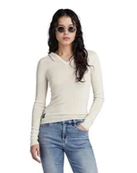 Swetry damskie - G-STAR RAW Damski sweter z dzianiny HDD Slim Knit Wmn, beżowy (Eggnog D23928-b692-g076), M - miniaturka - grafika 1