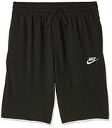 Spodnie i spodenki dla chłopców - NIKE Nike chłopięce B NSW Short JSY Aa spodnie czarny czarny/bia$109y/bia$110y 9 Lat DA0806 - miniaturka - grafika 1