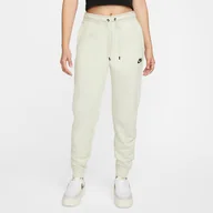 Spodnie damskie - Damskie Spodnie NIKE W NSW ESSNTL PANT REG FLC MR DX2320-104 – Biały - miniaturka - grafika 1