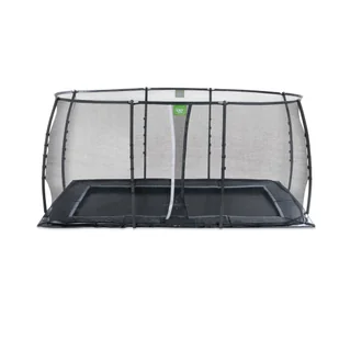 Exit Trampolina naziemna Dynamic ø244x427cm z siatką zabezpieczającą - Trampoliny - miniaturka - grafika 1