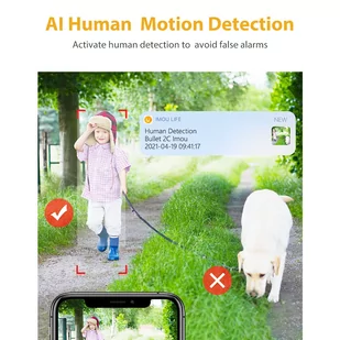Imou Bullet 2C 4MP IP Wifi hd 4MP (QHD) outdoor surveillance camera,with built-in microphone, IP67 waterproof - Kamery IP - miniaturka - grafika 11