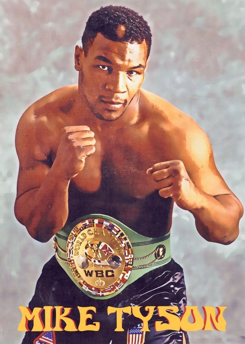 PODKŁADKA POD MYSZ Z Nadrukiem 22x18 cm Mike Tyson Iron Mike Tekst Prezent