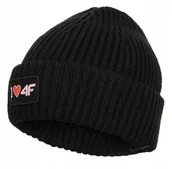 Czapki damskie - 4F GRUBA DAMSKA CZAPKA ZIMOWA 4F - miniaturka - grafika 1