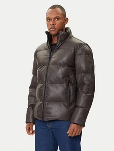 JOOP! Kurtka skórzana 17 Loman 80000852 Brązowy Regular Fit - Kurtki męskie - miniaturka - grafika 1