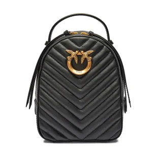 Pinko Skórzany plecak LOVE CLICK - Torebki damskie - miniaturka - grafika 1