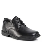 Buty dla dziewczynek - Geox Półbuty J Federico C J04D1C 00043 C9999 S Czarny - miniaturka - grafika 1