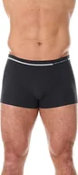 Majtki męskie - Brubeck BX10430 Bokserki męskie COMFORT WOOL grafitowy L - miniaturka - grafika 1