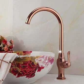 Baterie umywalkowe - Bateria umywalkowa retro ASTERIA miedziana - miniaturka - grafika 1