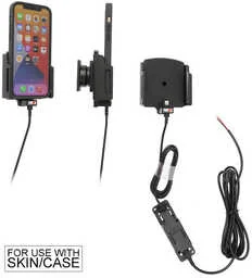 Uchwyt aktywny do stałej instalacji do Apple iPhone 13 Plus w futerale lub bez o wymiarach: 75-89 mm (szer.), 6-10 mm (grubość). - Uchwyty samochodowe do telefonów - miniaturka - grafika 1