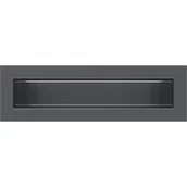 Kratki wentylacyjne - Parkanex kominkowa Luft 60x200 mm Grafitowa - miniaturka - grafika 1