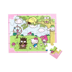 Drewniane puzzle 20 szt Hello Kitty - Zabawki interaktywne dla dzieci - miniaturka - grafika 1