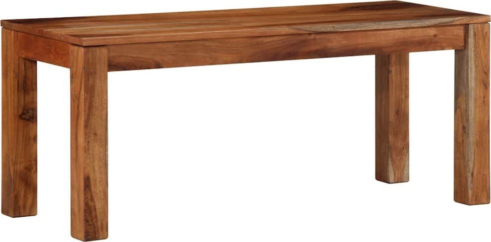 vidaXL Ławka, 110 cm, lite drewno akacjowe