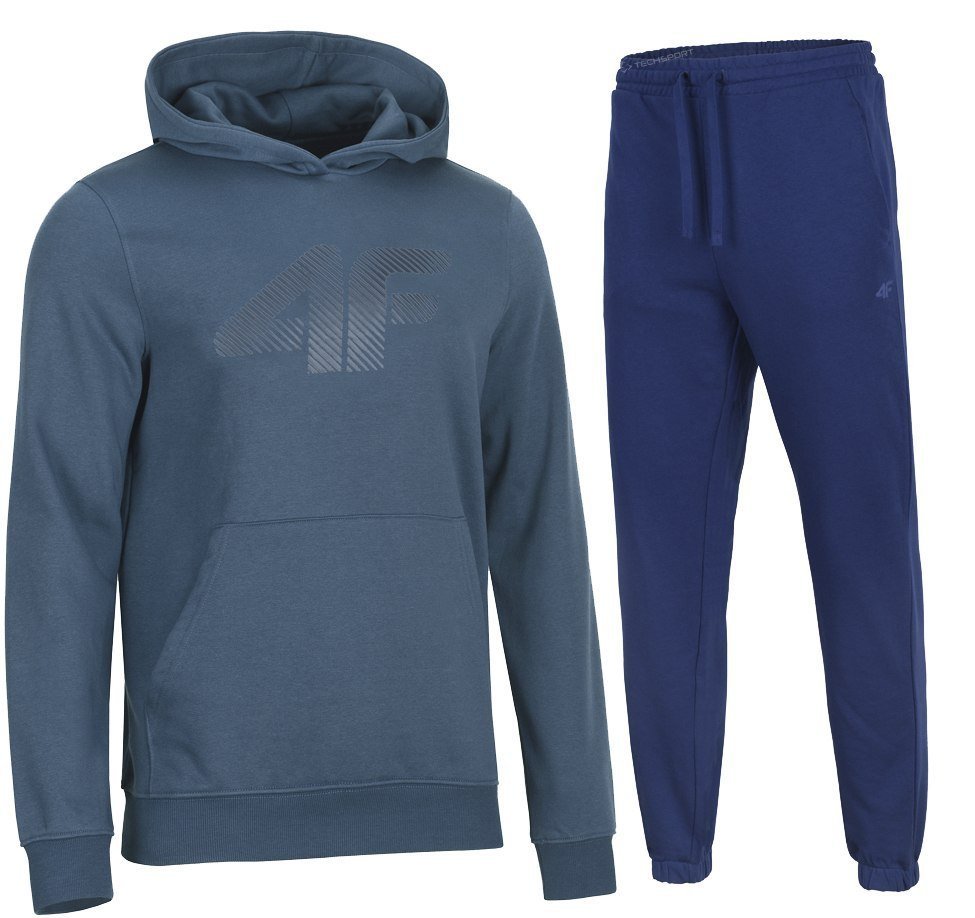 4F OCIEPLANY MÄSKI DRES BAWEĹNA KOMPLET BLUZA SPODNIE / rozm L