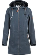 Kurtki damskie - Weather Report Damska kurtka softshell LILAN z wodoodporną powłoką PU 1011 Dark Grey Melange - miniaturka - grafika 1