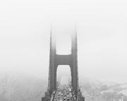 Plakaty - Zamglony Most Golden Gate - Plakat - miniaturka - grafika 1